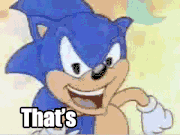 Sonic Says That's No Good.gif