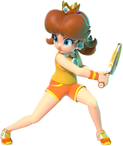 Mario Tennis Aces - Princess Daisy Character Portrait