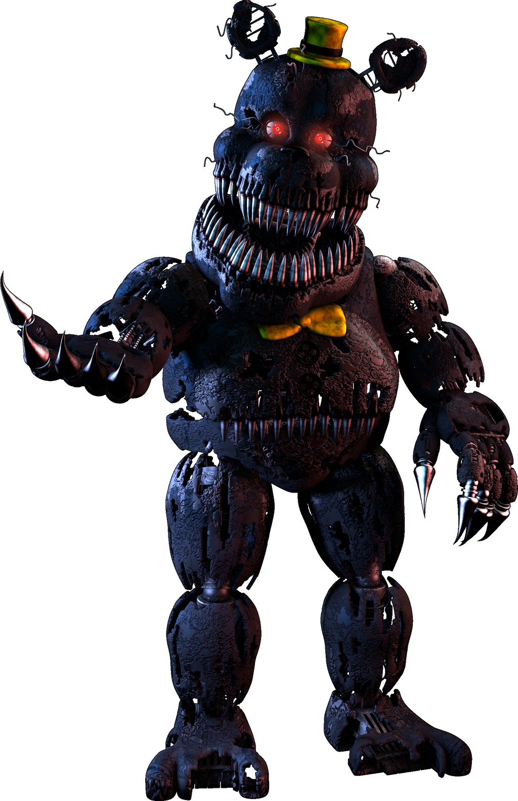 Fnaf 1 Nightmare Animatronics, HD Png Download - vhv