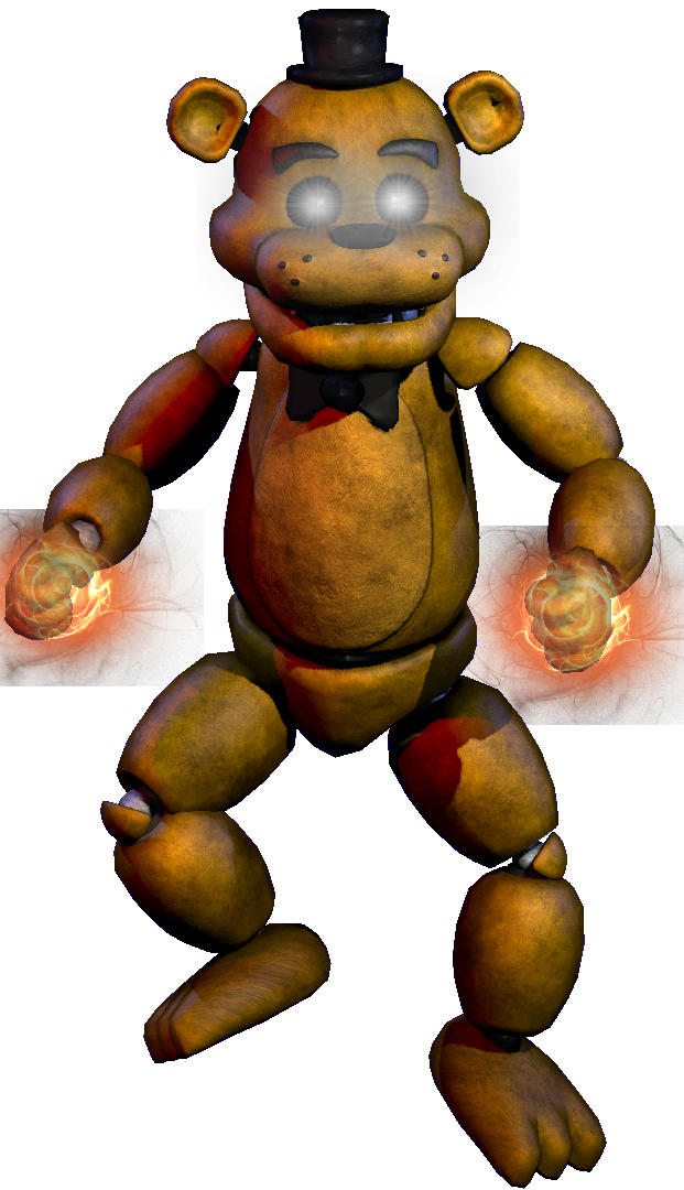 Golden Freddy Png - Fnaf 1 Golden Freddy Full Body, Transparent