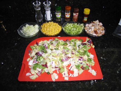 Gröstl mise en place