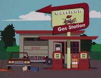 Garrison gas station