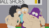 Bat Dad being hit by Randy.