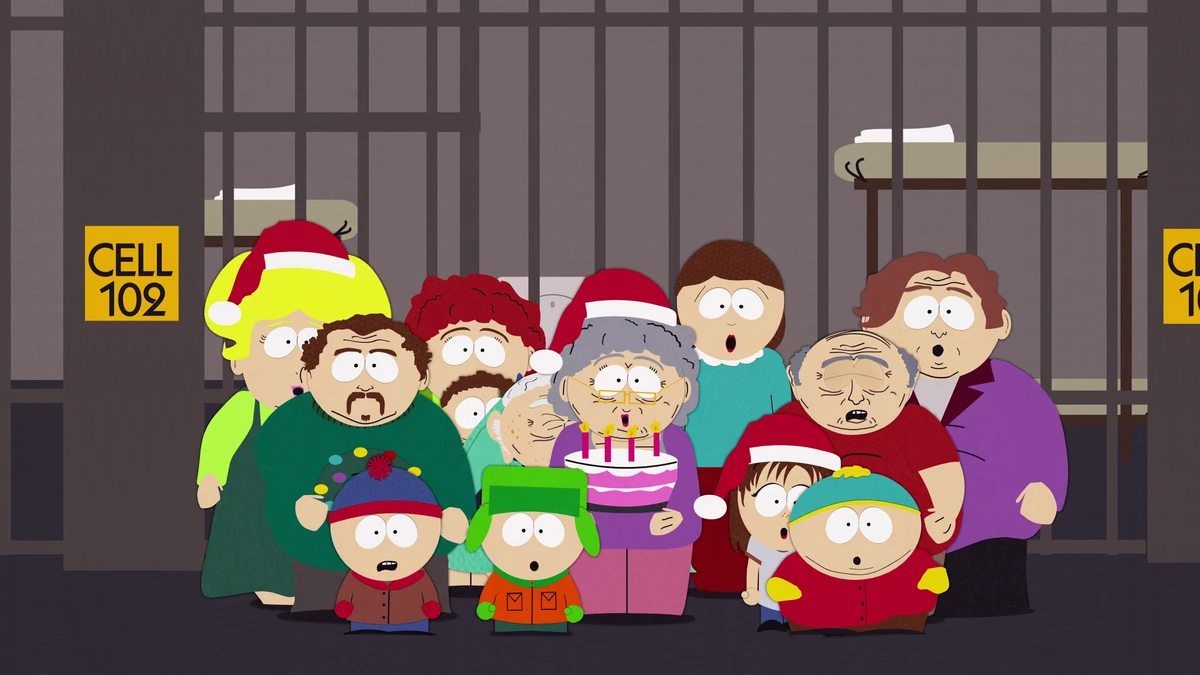 саус парк новый год. южный парк новогодний выпуск. южный парк рождество. саус парк рождество. саус парк рождество у лесных тварей.