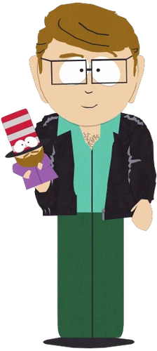 Jung, mit Mr. Zylinder