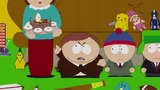 Liane offrant le plat à Cartman dans "Probablement !".