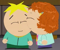 Annie embrassant Butters