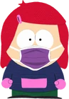 Sally with mask