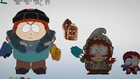 Concept art of South Park: Snow Day!'s enemies, fracturing the character