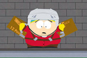 Cartman attempting to fly.