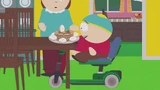 Liane donne le plat à Cartman dans "Toujours plus bas".