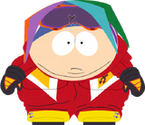 Cartman in Skikleidung