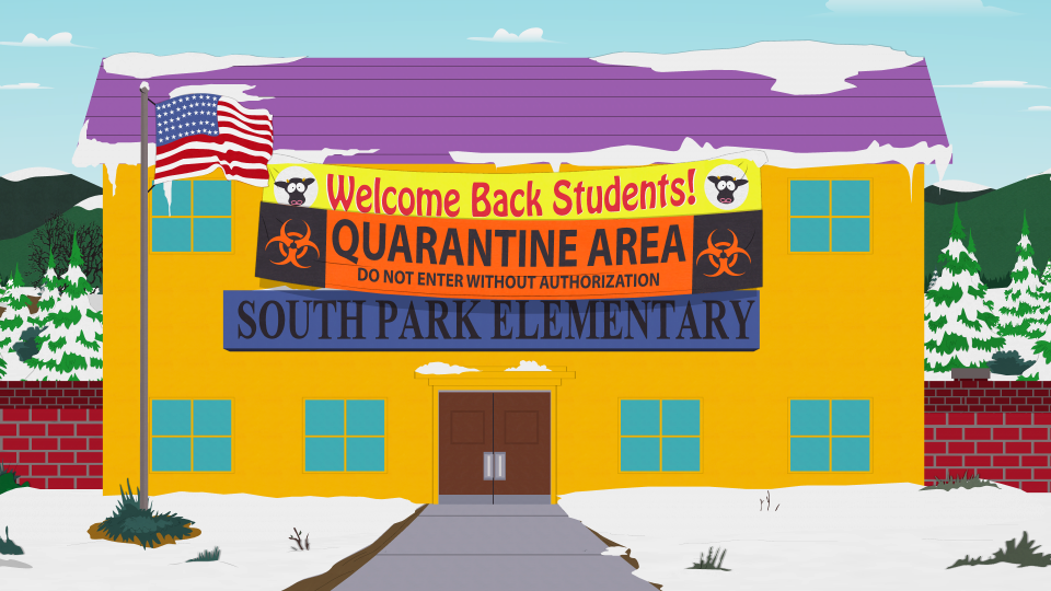 I recreated my Elementary School in the style of South Park : r/southpark