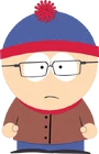 眼鏡を装着したスタン