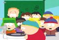 Cartman crapping out of his mouth in "Red Hot Catholic Love".