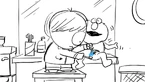 Check out the storyboard from this infamous Elmo scene