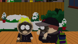 Butters attempting to help Cartman give Kyle AIDS in "Tonsil Trouble".