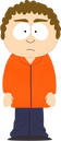 6th Grader with Orange Coat