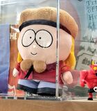 A Pip plush on display at the South Park 25th Anniversary Experience.