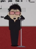 Yoko s'adressant avec colère aux enfants lors du concert de flûte à bec.