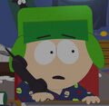 Kyle doing research for Cartman in "The Snuke".