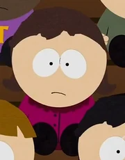 La fille avec un manteau rose dans South Park