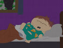 Cartman sleeping.