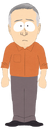 Man with Orange Shirt