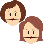 Katherine and Katie Queef head