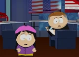 Wendy turns the tables on Cartman in "Dances with Smurfs"