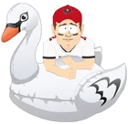 水着姿のトム・ブレイディ