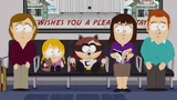 The girl waiting in a row at the airport.