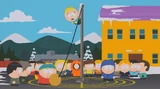 Les garçons battent Butters via tetherball parce qu'il n'a jamais embrassé de fille dans "La Meilleure Gagneuse de Butters".