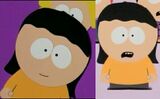 Heidi with black hair in South Park: Bigger, Longer & Uncut.