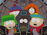 Starvin' Marvin in the space ship with the boys.