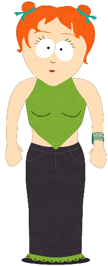 Girl in green best sale shirt