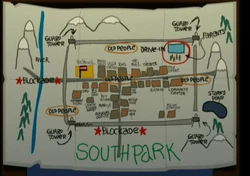 South Park mapa