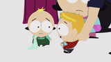 Trent trying to convince Butters to tell the truth to the police.