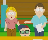 Michael et ses parents.