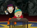 Cartman finding out who his father is in "201".