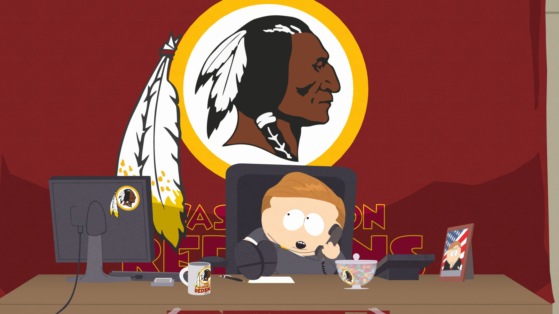 Redskins Office, South Park Archives