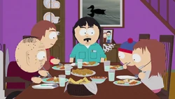 マーシュ宅の内壁(通常)は紫色である。