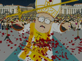 Bill Donohue being killed by Jesus Christ.