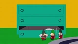 Gnomes stealing underpants from Tweek's room in "Gnomes".
