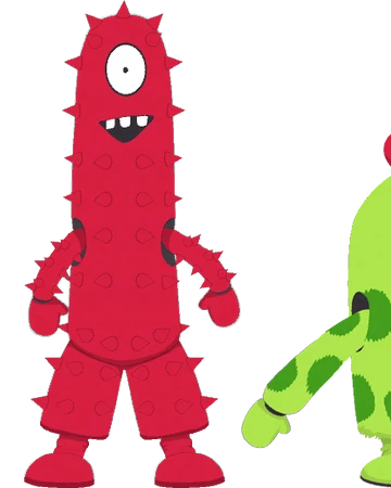 Yo Gabba Gabba South Park Archives Fandom Muno, (he's tall and friendly), foofa, the (she's pink and happy), brobee, (the little green one), toodee (she likes to have. yo gabba gabba south park archives