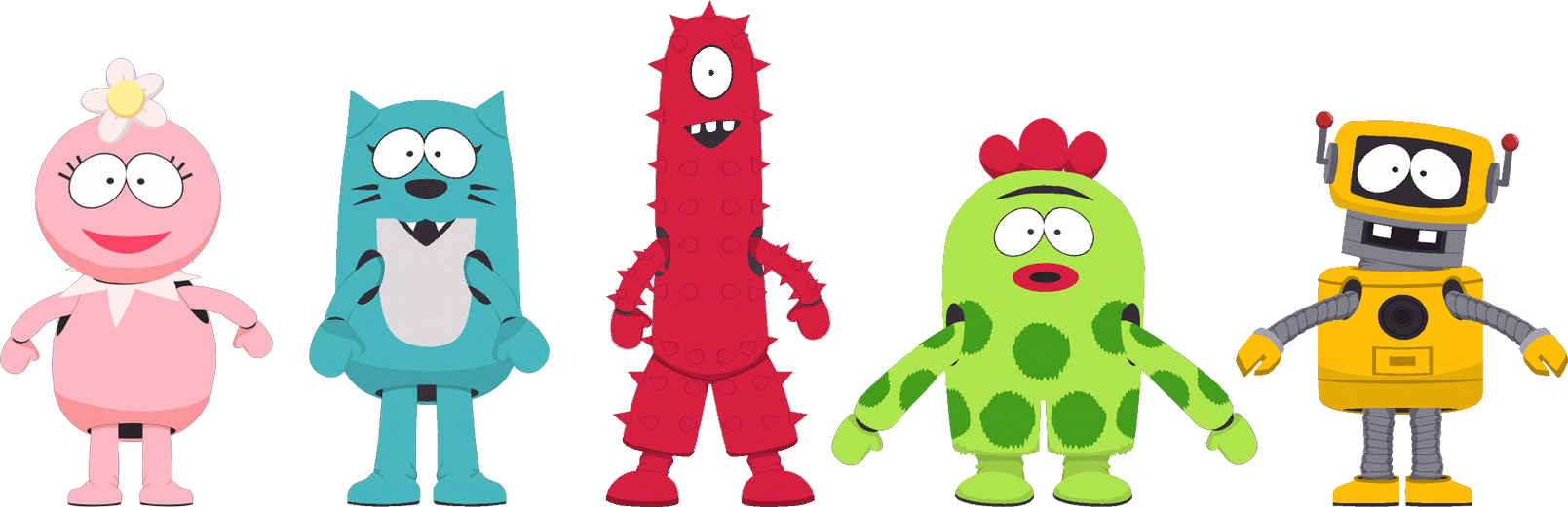 yo gabba gabba characters