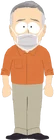 Man with Orange Shirt with mask