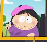 Cartman disguised as Wendy Testaburger, in "Dances with Smurfs".