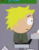 Tweek with mittens.