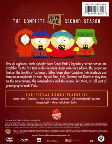 South Park: The Complete Second Season | South Park Public Library